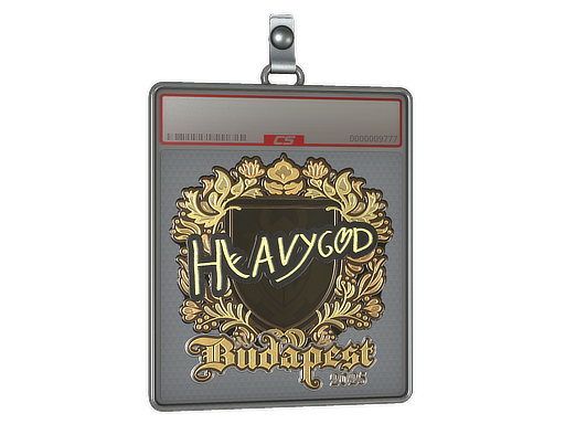 Sticker Slab | Heavygod (Gold) | Budapest 2025