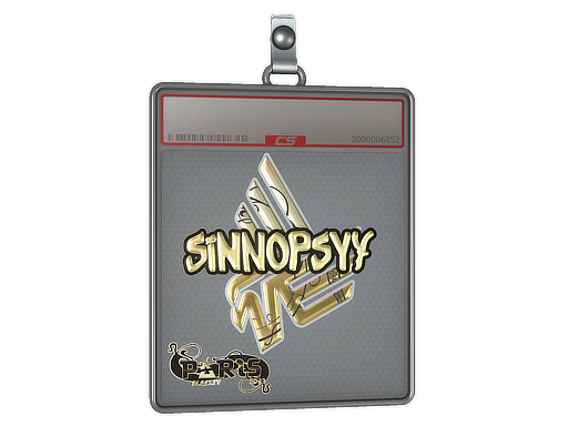 Sticker Slab | sinnopsyy (Gold) | Paris 2023