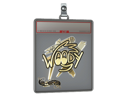 Sticker Slab | WOOD7 (Gold) | Paris 2023