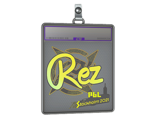 Sticker Slab | REZ (Holo) | Stockholm 2021