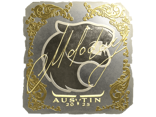 Sticker | molodoy (Gold) | Austin 2025
