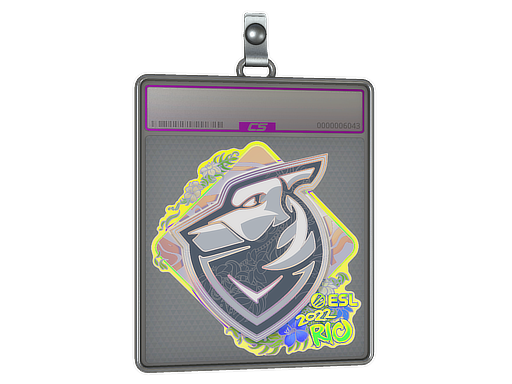 Sticker Slab | Grayhound Gaming (Holo) | Rio 2022