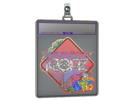 Sticker Slab | ropz (Glitter) | Rio 2022