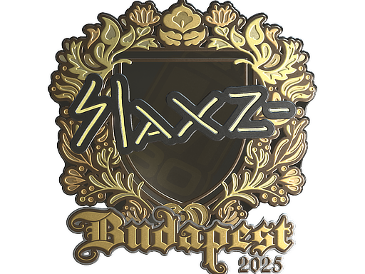 Sticker | slaxz- (Gold) | Budapest 2025