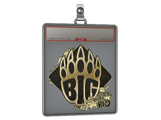 Sticker Slab | BIG (Gold) | Rio 2022