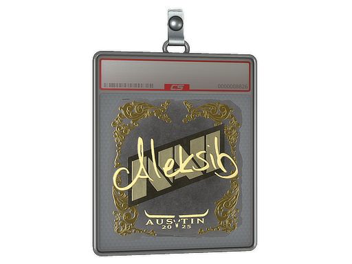 Sticker Slab | Aleksib (Gold) | Austin 2025