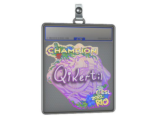 Sticker Slab | qikert (Champion) | Rio 2022