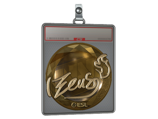 Sticker Slab | Zeus (Gold) | Katowice 2019