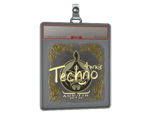 Sticker Slab | Techno4K (Gold) | Austin 2025