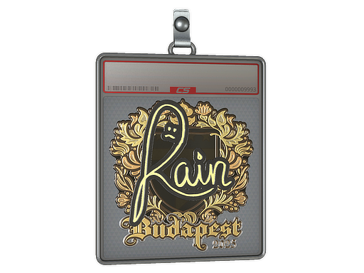 Sticker Slab | rain (Gold) | Budapest 2025