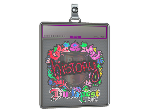 Sticker Slab | History (Holo) | Budapest 2025
