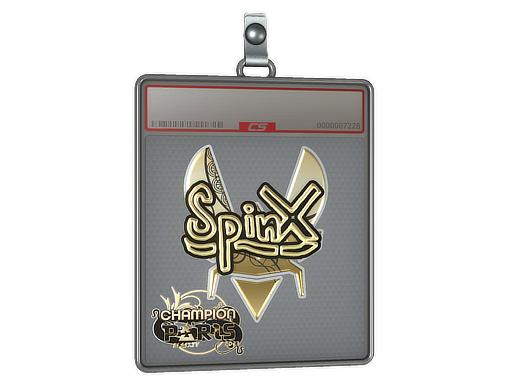 Sticker Slab | Spinx (Gold, Champion) | Paris 2023