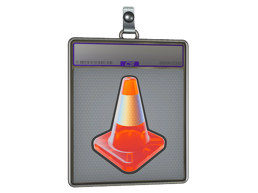 Sticker Slab | Cone Zone (Holo)