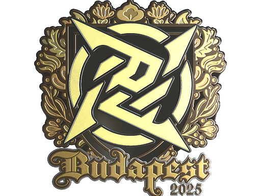 Sticker | Ninjas in Pyjamas (Gold) | Budapest 2025