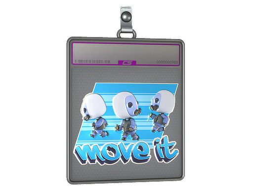 Sticker Slab | Move It (Foil)