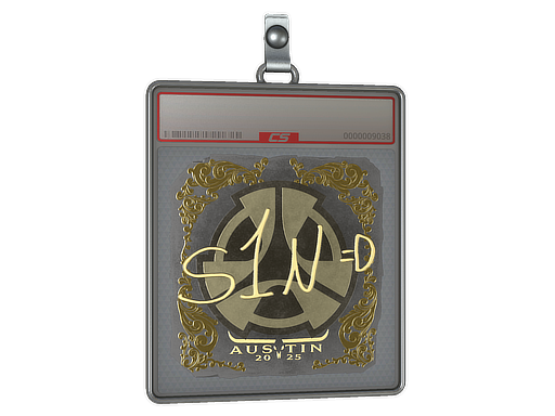 Sticker Slab | s1n (Gold) | Austin 2025