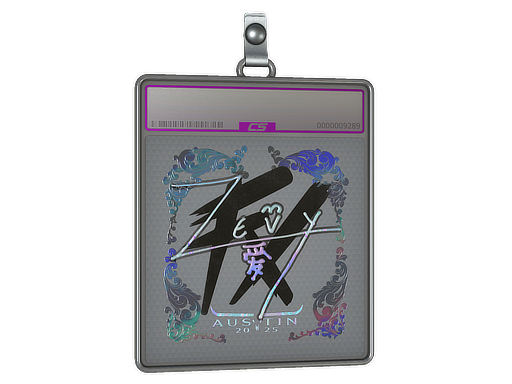 Sticker Slab | zevy (Holo) | Austin 2025