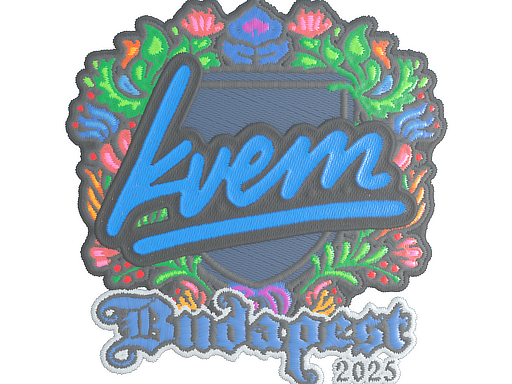 Sticker | Kvem (Embroidered) | Budapest 2025