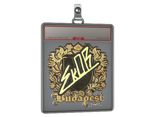 Sticker Slab | sk0R (Gold) | Budapest 2025