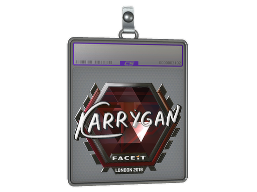Sticker Slab | karrigan (Foil) | London 2018