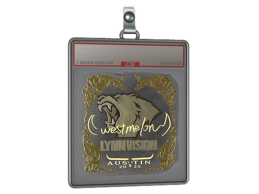 Sticker Slab | westmelon (Gold) | Austin 2025