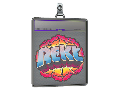 Sticker Slab | Rekt (Holo)