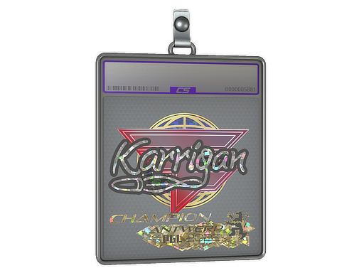 Sticker Slab | karrigan (Glitter, Champion) | Antwerp 2022
