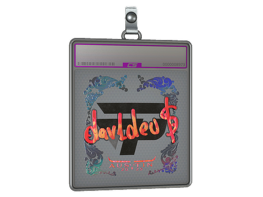 Sticker Slab | dav1deuS (Holo) | Austin 2025