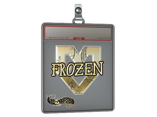 Sticker Slab | frozen (Gold) | Paris 2023