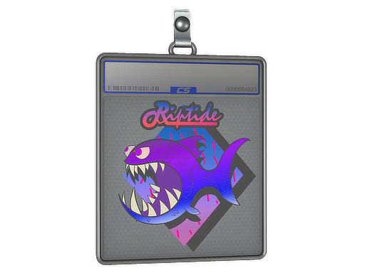 Sticker Slab | Purple Jaggyfish