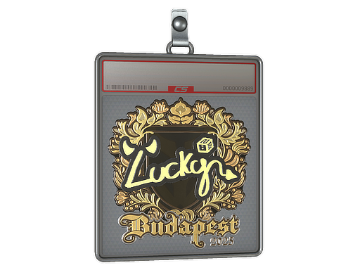 Sticker Slab | Lucky (Gold) | Budapest 2025