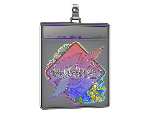 Sticker Slab | dav1deuS (Glitter) | Rio 2022