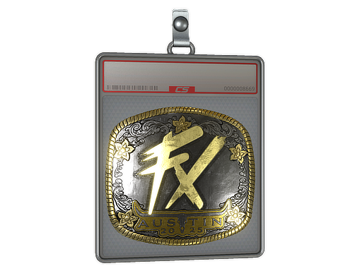 Sticker Slab | Fluxo (Gold) | Austin 2025