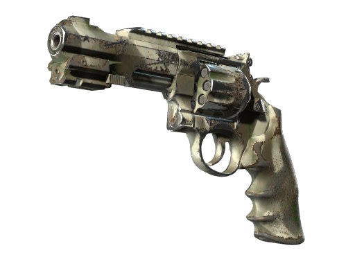 Souvenir R8 Revolver | Bone Mask (Well-Worn)
