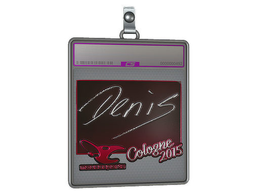 Sticker Slab | denis (Foil) | Cologne 2015