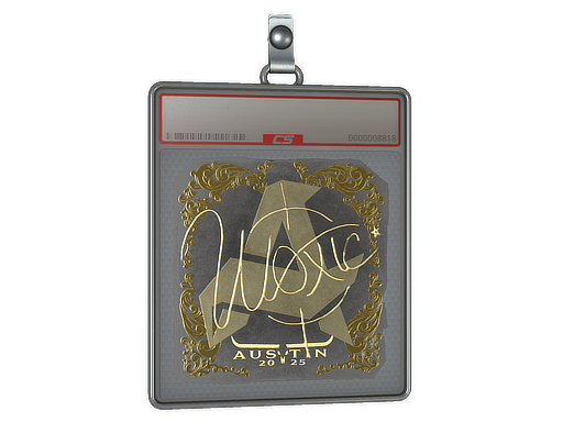 Sticker Slab | woxic (Gold) | Austin 2025