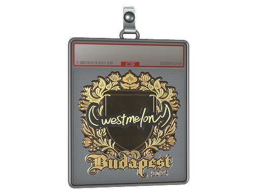 Sticker Slab | westmelon (Gold) | Budapest 2025