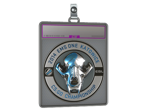 Sticker Slab | ESL Skull (Foil) | Katowice 2014