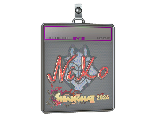 Sticker Slab | NiKo (Holo) | Shanghai 2024