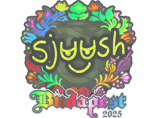 Sticker | sjuush (Holo) | Budapest 2025