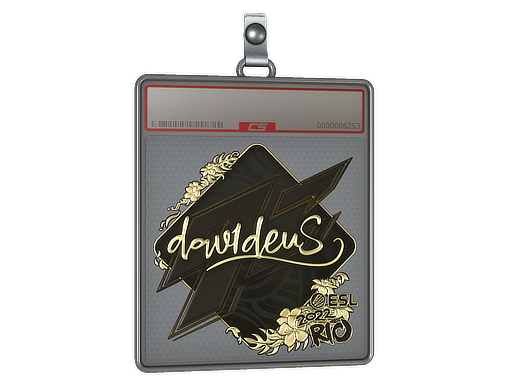 Sticker Slab | dav1deuS (Gold) | Rio 2022