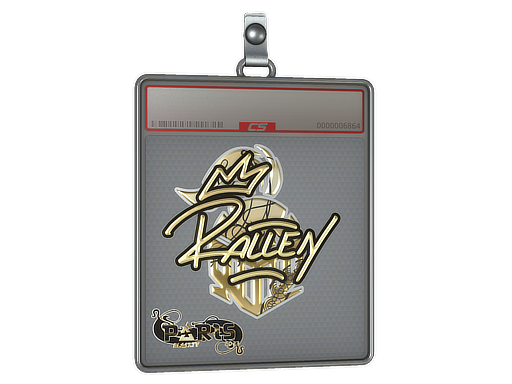 Sticker Slab | rallen (Gold) | Paris 2023