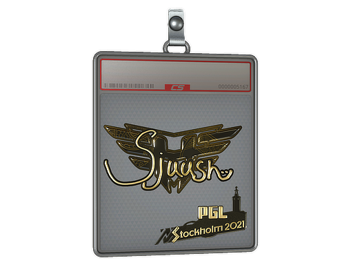 Sticker Slab | sjuush (Gold) | Stockholm 2021