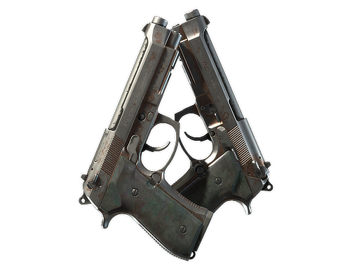 Dual Berettas | Rose Nacre (Battle-Scarred)