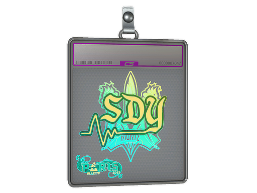 Sticker Slab | sdy (Holo) | Paris 2023