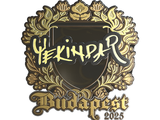 Sticker | YEKINDAR (Gold) | Budapest 2025
