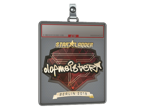 Sticker Slab | olofmeister (Gold) | Berlin 2019