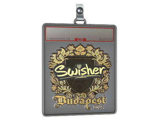 Sticker Slab | Swisher (Gold) | Budapest 2025