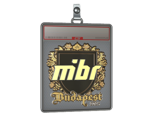 Sticker Slab | MIBR (Gold) | Budapest 2025