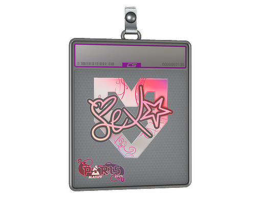 Sticker Slab | dexter (Holo) | Paris 2023